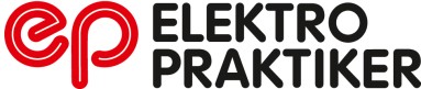 Logo ELEKTROPRAKTIKER: rote kleine ep Buchstaben und schwarzer Schriftzug ELEKTROPRAKTIKER Logo ELEKTROPRAKTIKER: rote kleine ep Buchstaben und schwarzer Schriftzug ELEKTROPRAKTIKER